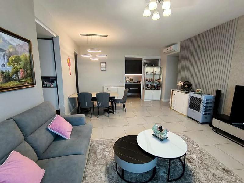 Condominium for Sale at Triuni Residences - Welwits Sim - Living Room - PropertyGuru.com.my
