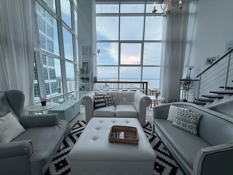 Kediaman Servis untuk Dijual di Maritime Suite - Welwits Sim - Living Room - PropertyGuru.com.my