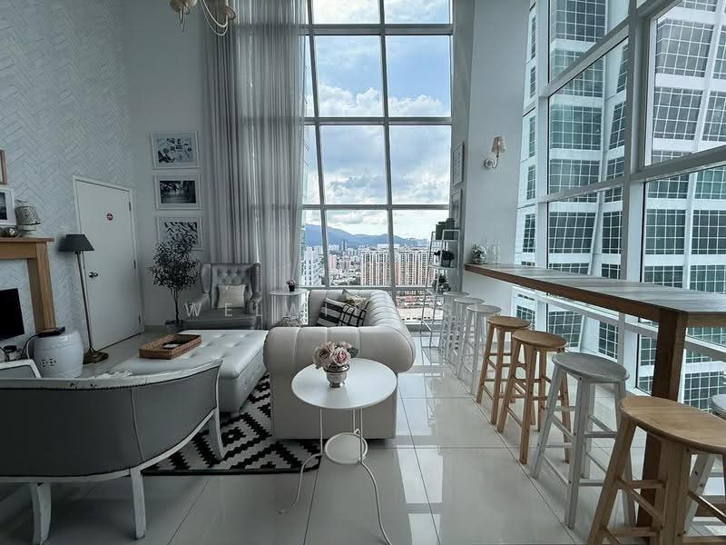 Kediaman Servis untuk Dijual di Maritime Suite - Welwits Sim - Living Room - PropertyGuru.com.my