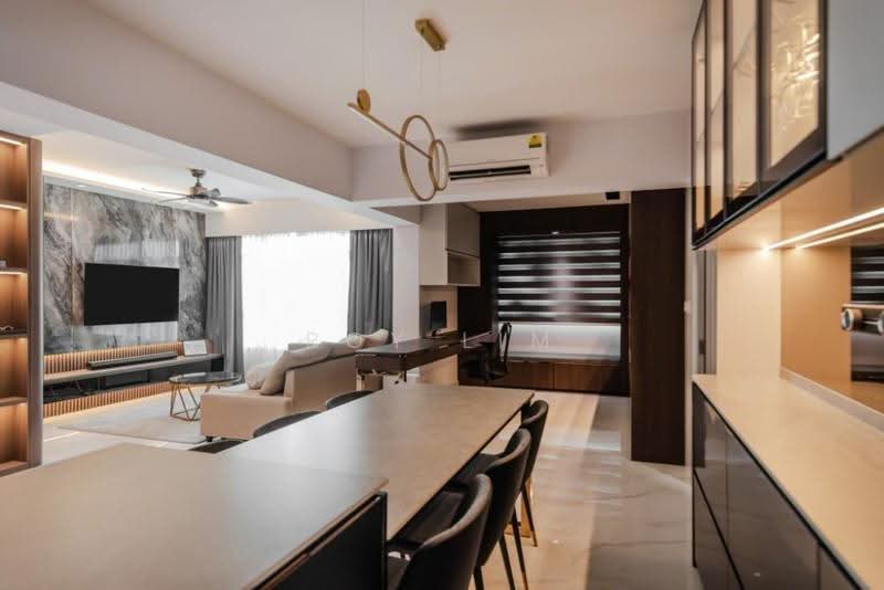 Service Residence for Sale at Stellaris @ Riana Dutamas - Roy Lim - Living Room - PropertyGuru.com.my