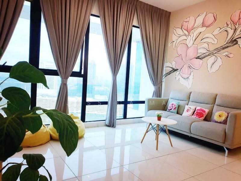 Service Residence for Rent at Southkey Mosaic - Jessica Ma - Living Room - PropertyGuru.com.my