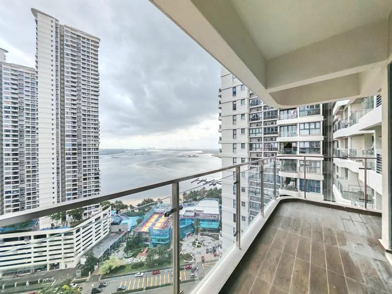 Condominium for Sale at Amberside @ Country Garden Danga Bay - Serene Low - Balcony - PropertyGuru.com.my