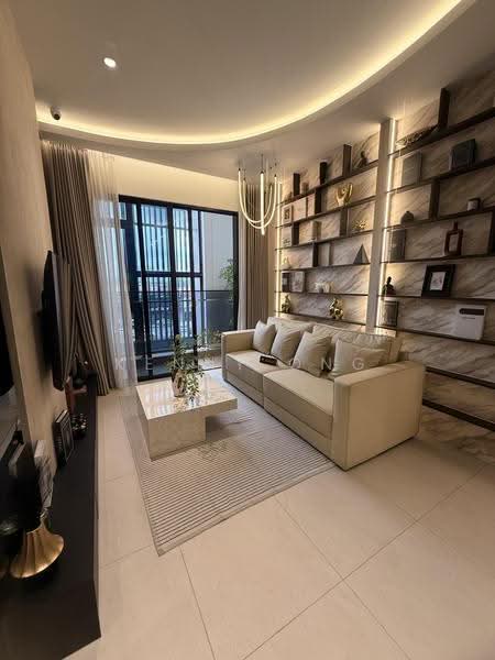Service Residence for Sale at The Address @ Maxim Pelangi - Kenny Ong - Living Room - PropertyGuru.com.my