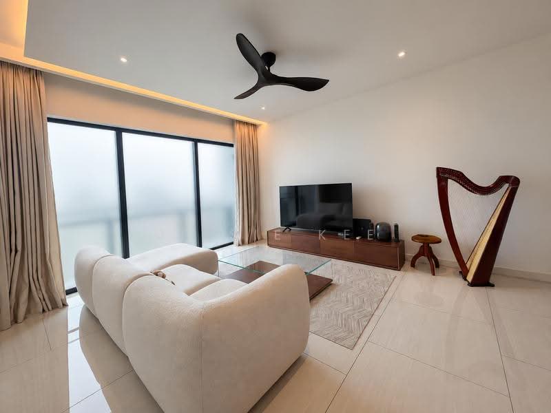 Condominium for Rent at One Central Park - Jessie Kee - Living Room - PropertyGuru.com.my