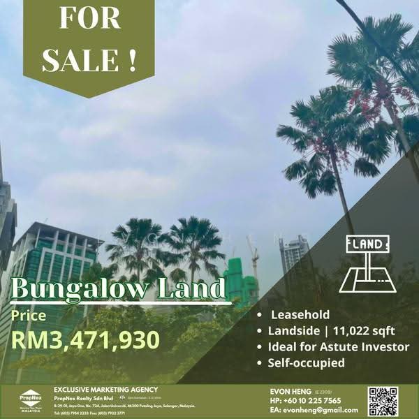 Bungalow Land for Sale in Kampung Baru (KL City Centre) - Evon Heng - PropertyGuru.com.my