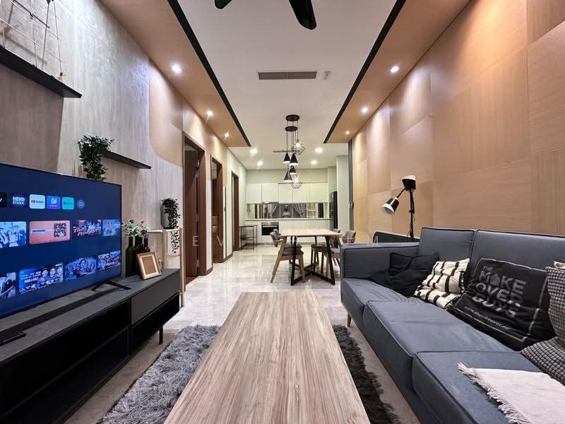 Service Residence for Rent at Sky Suites @ KLCC - Zev Sheum - Living Room - PropertyGuru.com.my