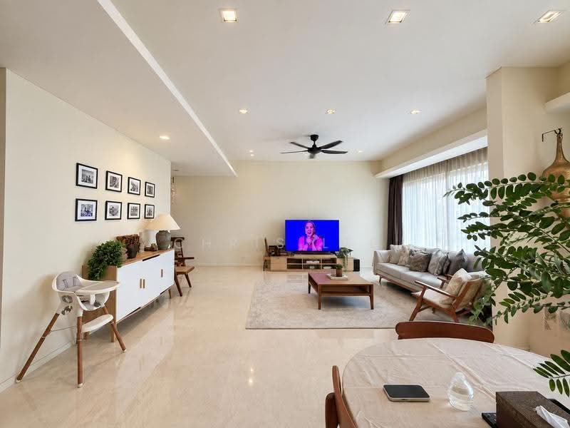 Condominium for Rent at Dua Residency - Chris Lee - Living Room - PropertyGuru.com.my