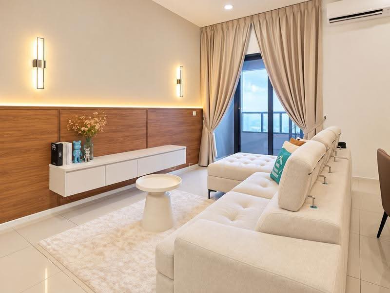 Kediaman Servis untuk Disewa di Residensi Estetik 8 (Est8) - Chloe Yan - Living Room - PropertyGuru.com.my