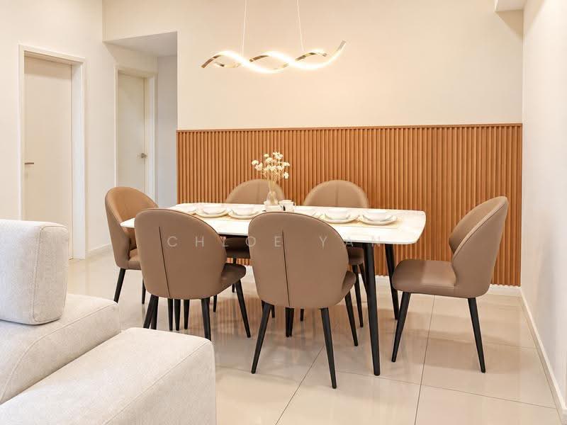 Kediaman Servis untuk Disewa di Residensi Estetik 8 (Est8) - Chloe Yan - Dining Room - PropertyGuru.com.my