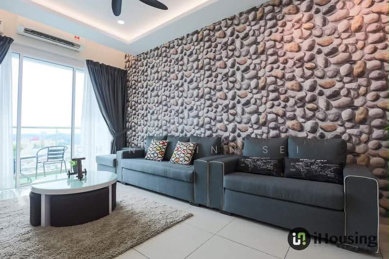 Service Residence for Rent at Parkland Residence - Ching Linn Sei - Living Room - PropertyGuru.com.my