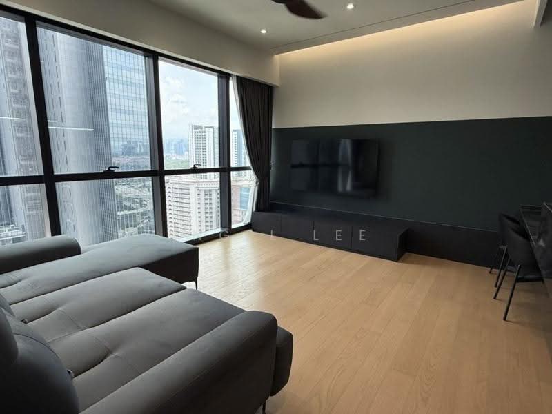 Service Residence for Rent at TRX Residences - Angel Lee - Living Room - PropertyGuru.com.my
