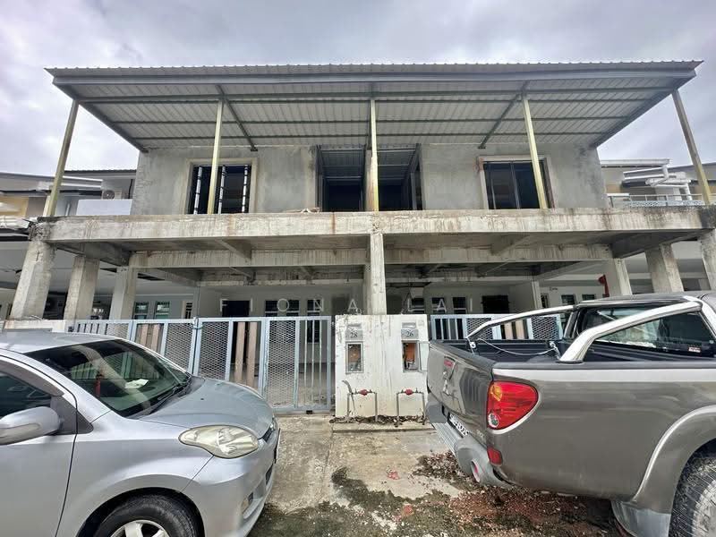 2-storey Terraced House for Sale in Taman Bukit Sepangar (Kota Kinabalu) - Fiona Lai - Exterior - PropertyGuru.com.my
