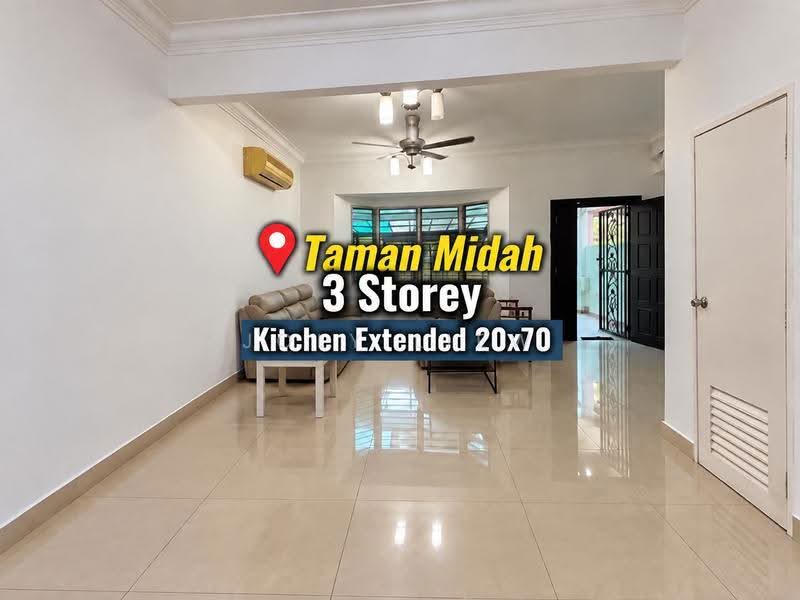 3-storey Terraced House for Sale in Taman Midah (Cheras) - Joly Liew - PropertyGuru.com.my