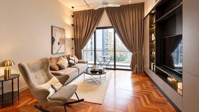 Service Residence for Sale at The Mews - Joshua Cheah - Living Room - PropertyGuru.com.my
