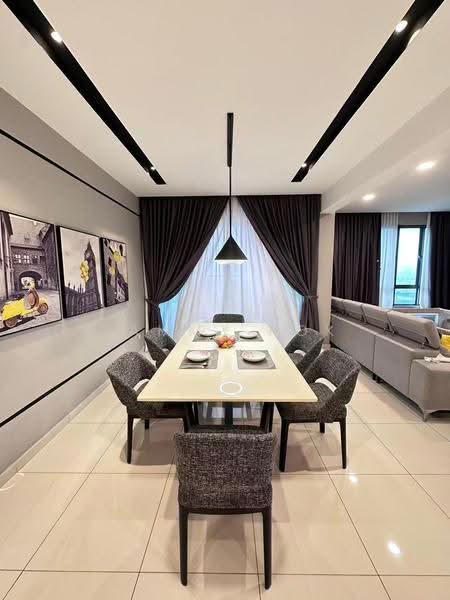 Kondominium untuk Disewa di Infiniti 3 Residences - Sammy Kok - Dining Room - PropertyGuru.com.my