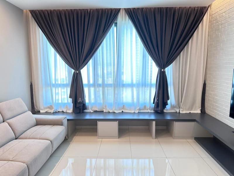 Kondominium untuk Disewa di Infiniti 3 Residences - Sammy Kok - Living Room - PropertyGuru.com.my