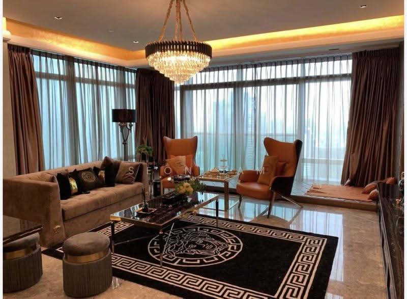 Kediaman Servis untuk Disewa di Four Seasons Place - Seon Sam - Living Room - PropertyGuru.com.my
