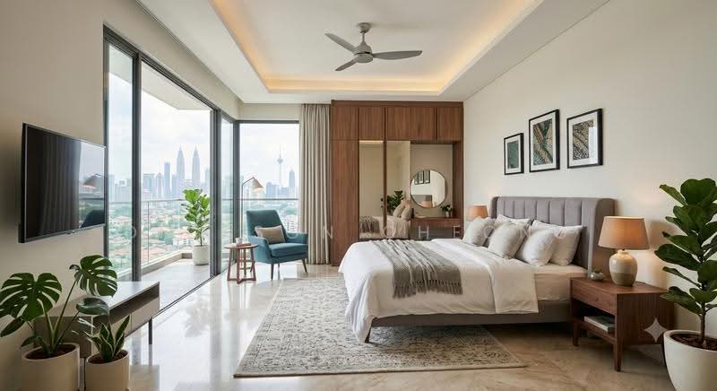 Kediaman Servis untuk Dijual di The Greens - Dickson Cheong - Bedroom - PropertyGuru.com.my