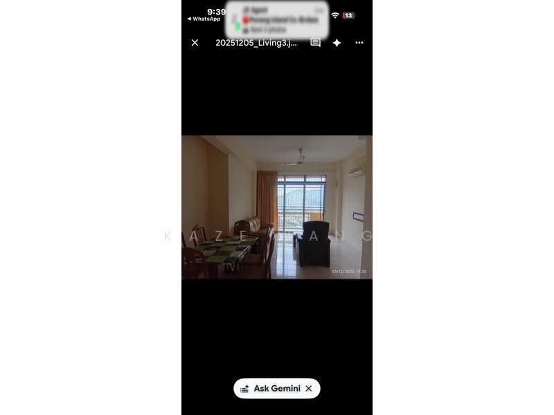 Pangsapuri untuk Disewa di Parkview Towers - Kaze Kang - Living Room - PropertyGuru.com.my