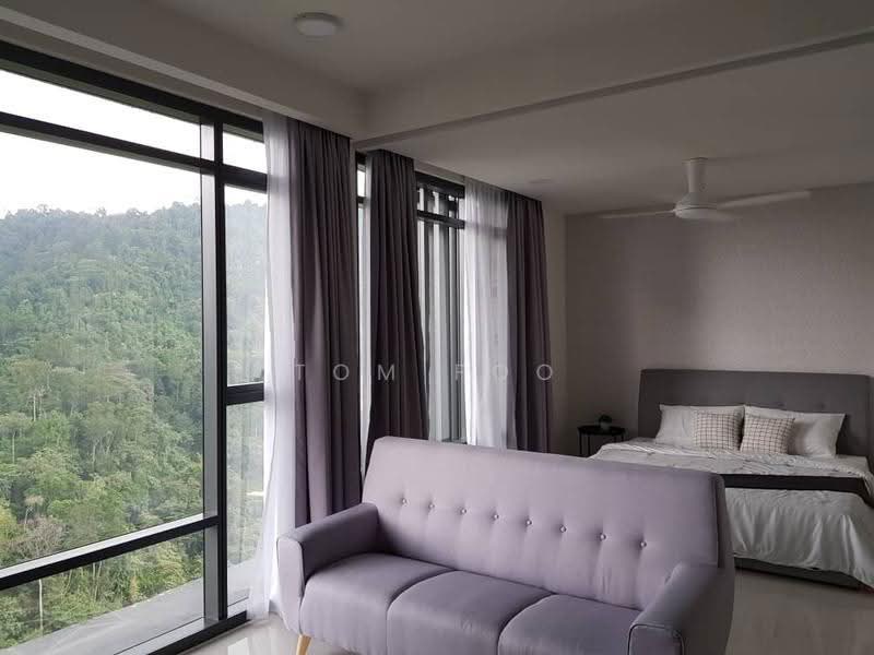 Kediaman Servis untuk Disewa di The Ridge - Tom Foo - Living Room - PropertyGuru.com.my