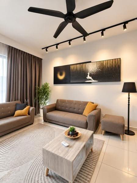 Kediaman Servis untuk Dijual di Southkey Mosaic - Michelle Ng - Living Room - PropertyGuru.com.my