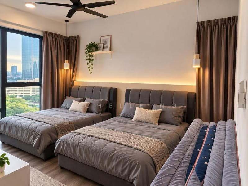 Kediaman Servis untuk Dijual di Southkey Mosaic - Michelle Ng - Bedroom - PropertyGuru.com.my