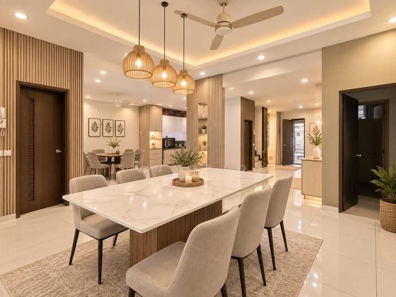 Semi-Detached House for Sale in Nusa Duta (Iskandar Puteri (Nusajaya)) - Suny Sior - Dining Room - PropertyGuru.com.my