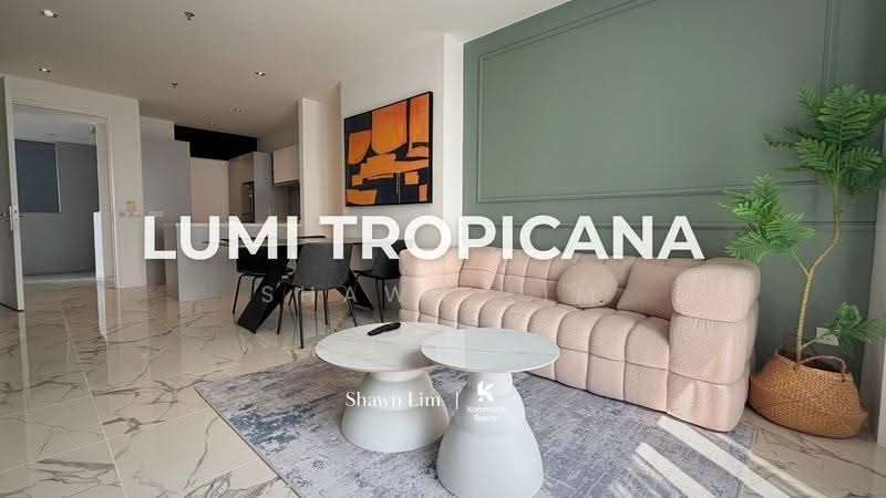 Service Residence for Rent at Lumi Tropicana Serviced Residence - Shawn Lim - Living Room - PropertyGuru.com.my