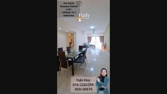 Condominium for Sale at Suasana Sentral Loft - Yuki Kou - PropertyGuru.com.my