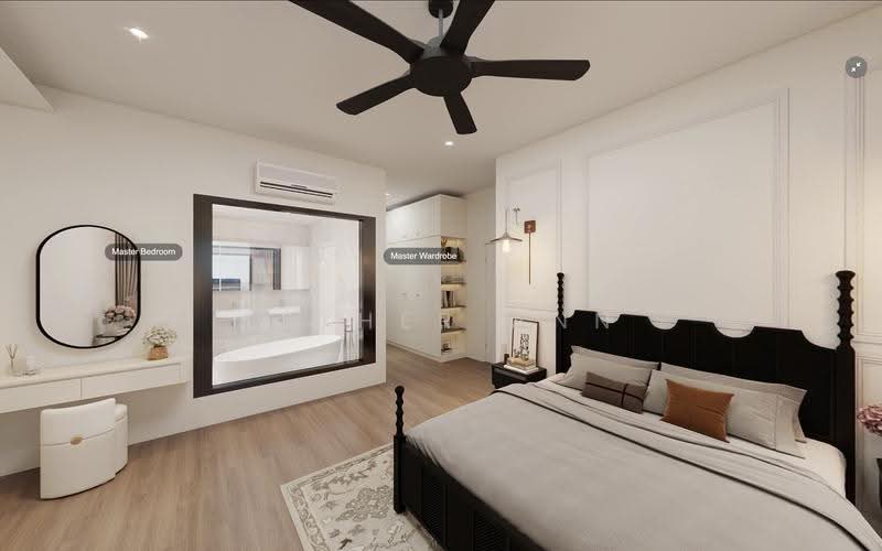 Service Residence for Rent at Jendela Residences - Esther Ann - Master Bedroom - PropertyGuru.com.my