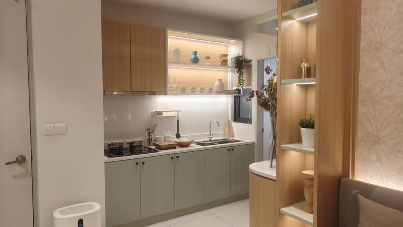 Service Residence for Sale at NARA at Shorea Park - Gan SC - Kitchen - PropertyGuru.com.my