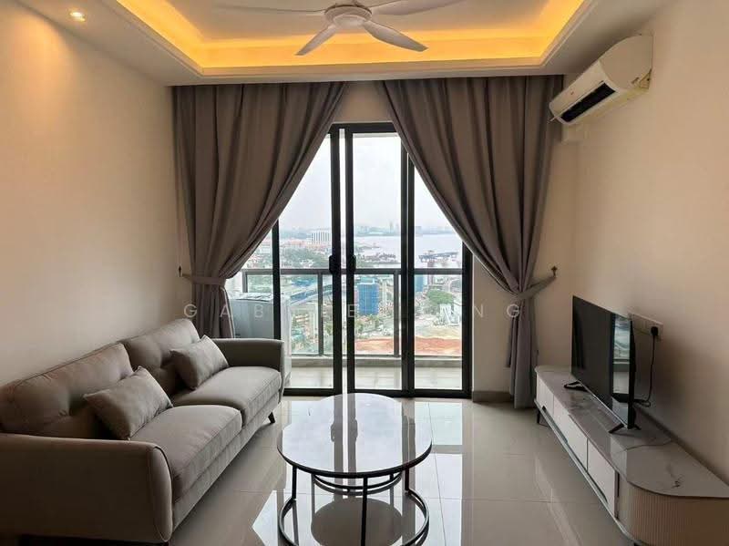 Kediaman Servis untuk Dijual di R&F Princess Cove Phase 1 - Gabriel Ong - Living Room - PropertyGuru.com.my