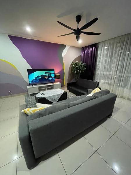 Service Residence for Rent at The Loft @ ZetaPark - Suki Chia - Living Room - PropertyGuru.com.my