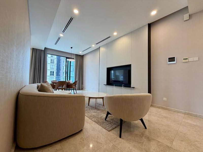 Service Residence for Rent at The Manor - Ariel Lee - Living Room - PropertyGuru.com.my