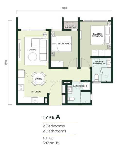 Service Residence for Sale at Edelweiss @ Tropicana Gardens - Shawn Lim - PropertyGuru.com.my
