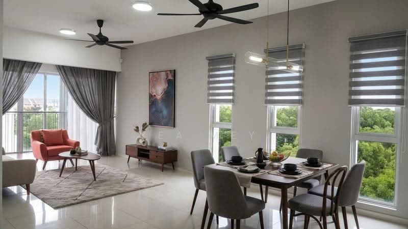 Condominium for Rent at Elevia Residences - Yea Mey - Living Room - PropertyGuru.com.my