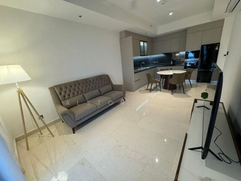 Service Residence for Sale at Marriott Residence @ Gurney - Alston Loh - Living Room - PropertyGuru.com.my
