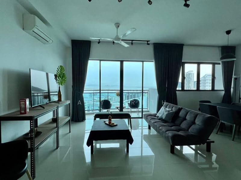 Kondominium untuk Disewa di Waterside Residence - Panya Rith - Living Room - PropertyGuru.com.my