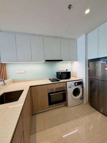 Kediaman Servis untuk Disewa di Mitsui Serviced Suites - Dennix Chin - Kitchen - PropertyGuru.com.my