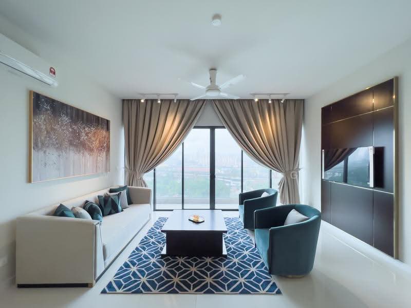 Service Residence for Rent at Oxford Residences @ Pavilion Embassy - Wilton Wong - Living Room - PropertyGuru.com.my