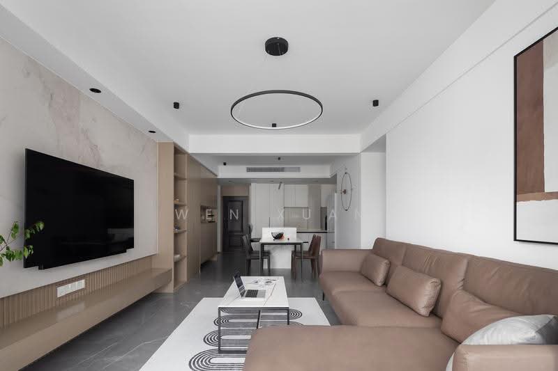 Service Residence for Sale at The Queenwoodz @ Bukit Jalil - Wen Xuan - Living Room - PropertyGuru.com.my