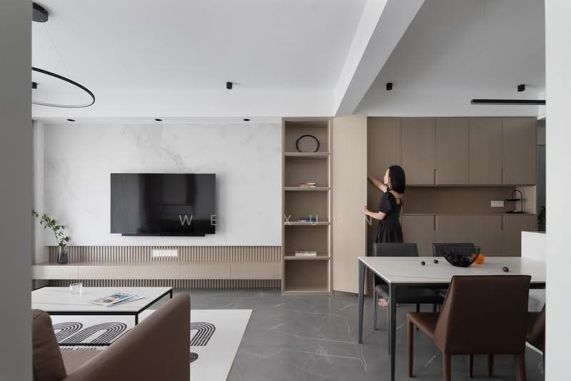 Service Residence for Sale at The Queenwoodz @ Bukit Jalil - Wen Xuan - Living Room - PropertyGuru.com.my