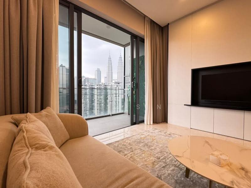 Service Residence for Rent at The Manor - Chia Sin - Living Room - PropertyGuru.com.my