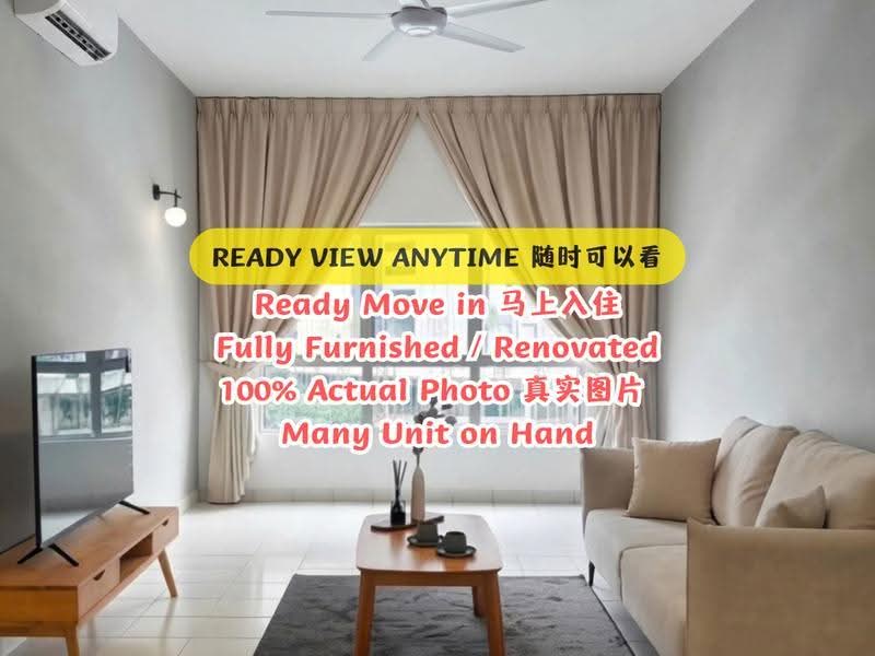 Condominium for Rent at Condominium Akasia Bukit Jalil - Evan Chan - Living Room - PropertyGuru.com.my