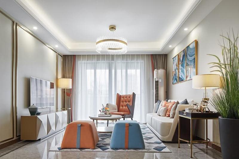 Service Residence for Sale at The Rosewoodz @ Bukit Jalil - Wen Xuan - Living Room - PropertyGuru.com.my