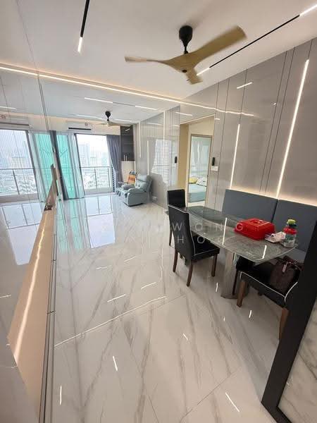 Service Residence for Sale at V Residence 2 @ Sunway Velocity - Angie Wong Poh Choo - Living Room - PropertyGuru.com.my