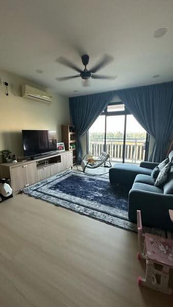 Service Residence for Sale at D'Secret Garden (Pangsapuri Kempas Indah) - Ben Foo - Living Room - PropertyGuru.com.my