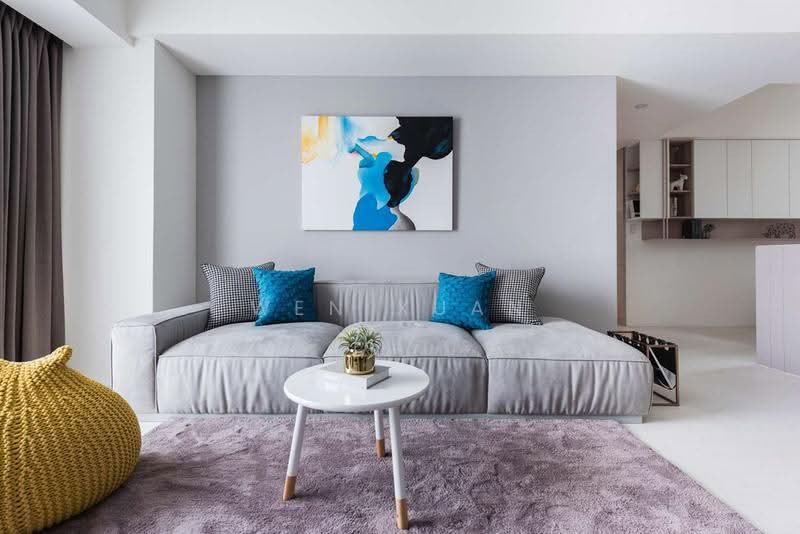 Kediaman Servis untuk Dijual di Skyluxe On The Park Bukit Jalil - Wen Xuan - Living Room - PropertyGuru.com.my