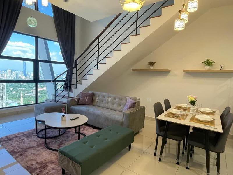Service Residence for Rent at Arte Mont Kiara - Ryan Tan - Living Room - PropertyGuru.com.my