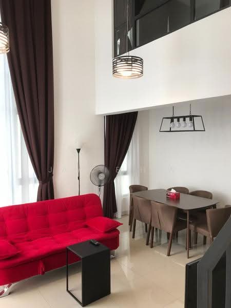 Kediaman Servis untuk Disewa di Eclipse Residence @ Pan'gaea - Jaycie Hew - Living Room - PropertyGuru.com.my